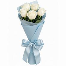 Букет 5 Белых роз Проуд #REPLACE_PRED# Краснотуранске
