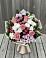 Букет цветов из: Альстромерии, Гвоздики, Розы и Хризантемы в Краснотуранске