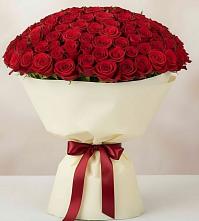Букет 101 Красная роза Милано #REPLACE_PRED# Краснотуранске