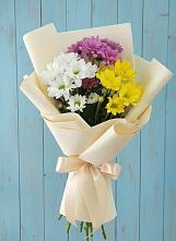 Букет цветов из:  Хризантемы в Краснотуранске