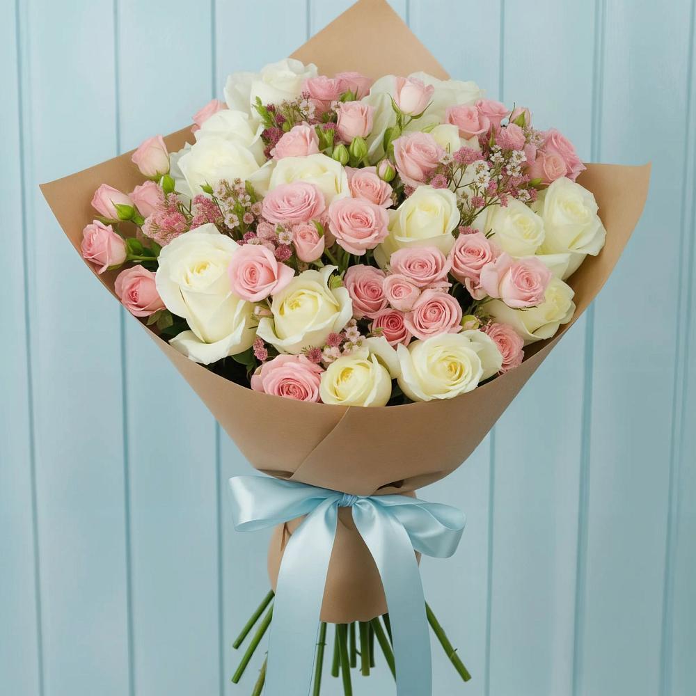 Букет цветов из: Розы в Краснотуранске
