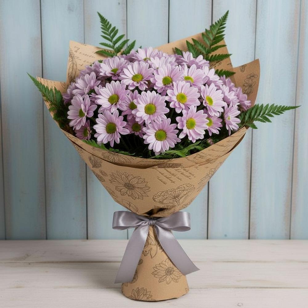 Букет цветов из: Хризантемы в Краснотуранске