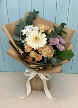 Букет цветов из:  Герберы и Хризантемы в Краснотуранске