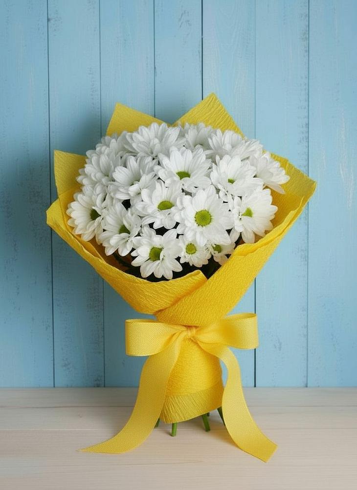 Букет цветов из: Хризантемы в Краснотуранске