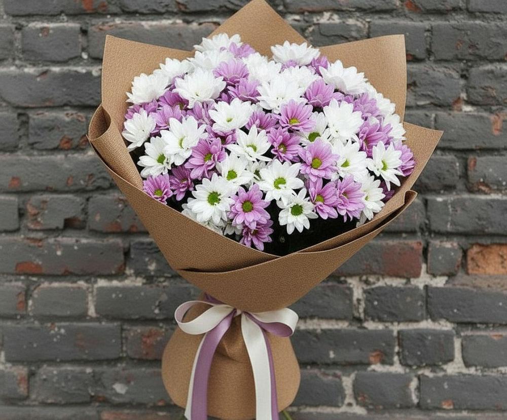 Букет цветов из: Хризантемы в Краснотуранске