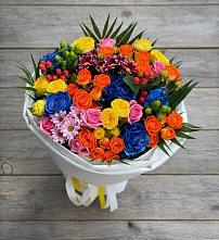 Букет цветов из:  Розы и Хризантемы в Краснотуранске