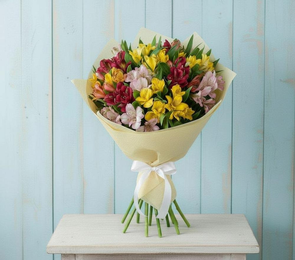 Букет цветов из: Альстромерии в Краснотуранске