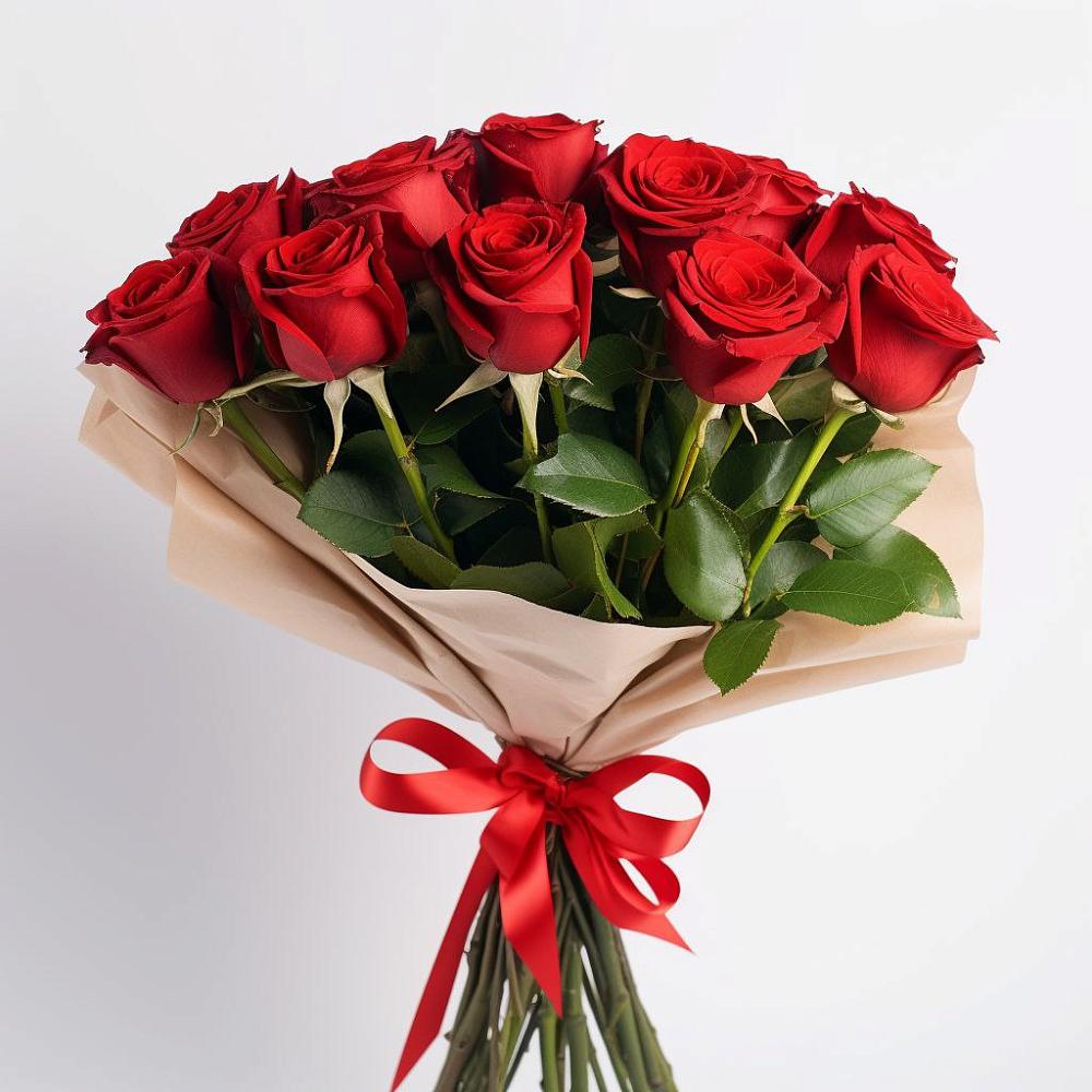 Букет 11 Красных роз Эдлесс Лав в Краснотуранске